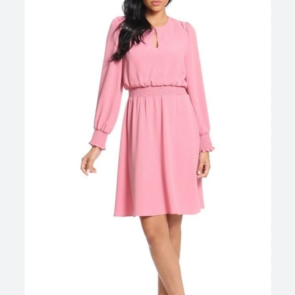 London Times Women Keyhole Cutout Formal Petites Dress sz 6P